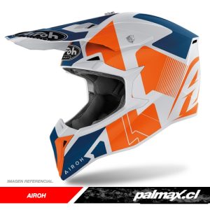 Casco de enduro / motocross Wraap Raze Orange Matt | Airoh