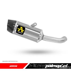 Silenciador Indy Race de aluminio para KTM Duke 125-390 | Arrow