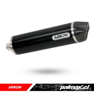 Silenciador Maxi Race Tech de Aluminio Dark con tapa de carbono para Honda Africa Twin | Arrow
