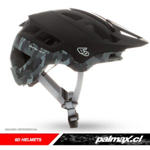 Casco trail para ciclismo ATB-2T Camo Black Matt | 6D Helmets