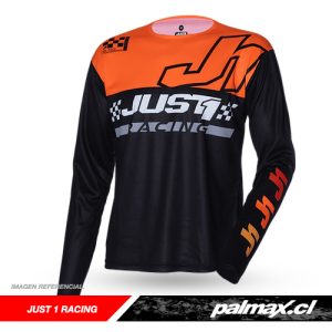 Jersey Motocross / Enduro J-Command Black Orange | Just 1 Racing