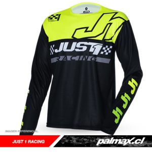 Jersey Motocross / Enduro J-Command Black Yellow | Just 1 Racing