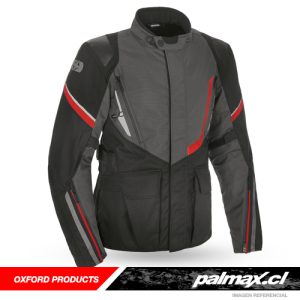Chaqueta Montreal 4.0 Dry2Dry Black Grey Red | Oxford Products