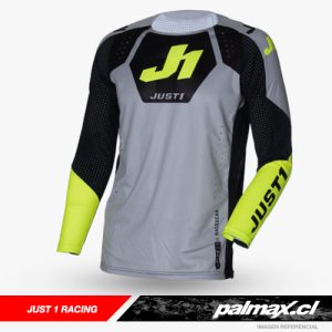Jersey Motocross / Enduro J-Flex 2.0 District Grey / Yellow | Just 1 Racing