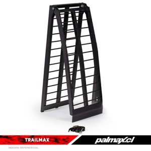 Rampa negra plegable de aluminio (1500 lbs)  | Trailmax