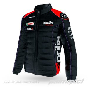 Parka Moto GP Team Aprilia PD1 Black/Neon Red | Ixon
